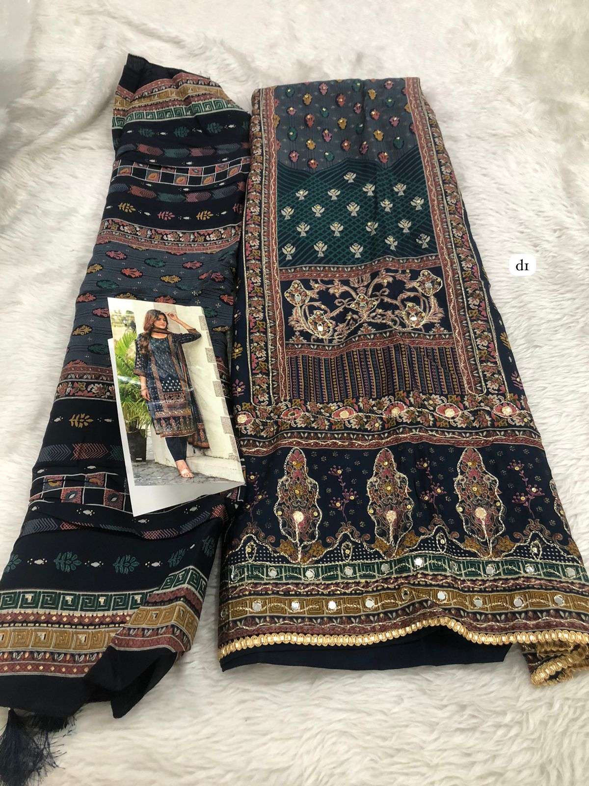 Falah Premium Modal Silk Collection code -30597 by Falah Designer